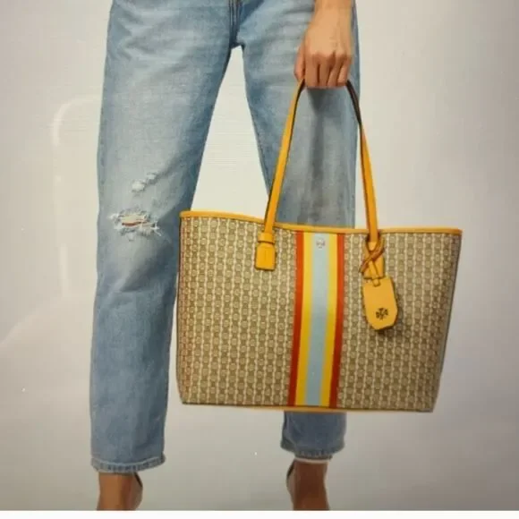 ✨ TORY BURCH Gemini Link Tote Bag - Picture 9 of 16